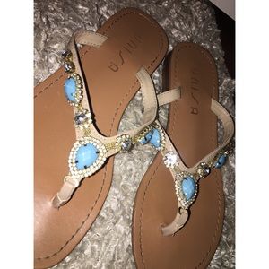 Unisa rime-stones sandals size 7